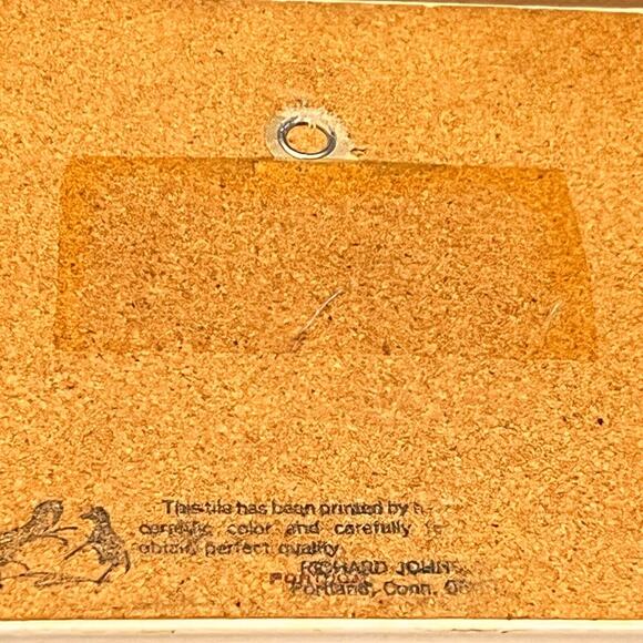 The First Church Of Christ Woodbridge, Connecticut 1738 trivet ceramic tile - Picture 6 of 10